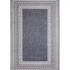 Outdoor Rugs-Kirkland's Home Cream And Blue Geo Indoor/Outdoor Area Rug, 7X9 White/Blue