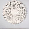 Wall Plaques-Kirkland's Home Cream And Natural Ornate Medallion Wall Plaque White
