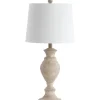 Table Lamps-Kirkland's Home Cream Classic Curve Table Lamp White