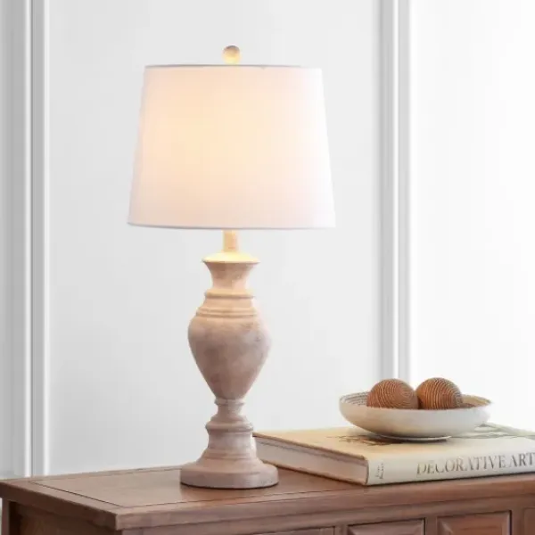 Table Lamps-Kirkland's Home Cream Classic Curve Table Lamp White