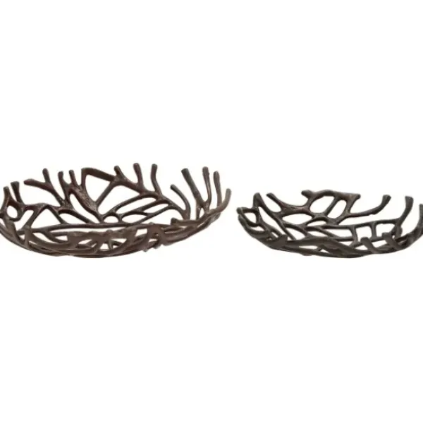Decorative Trays-Kirkland's Home Cream Moroccan Pattern Tray With Gold Edges White