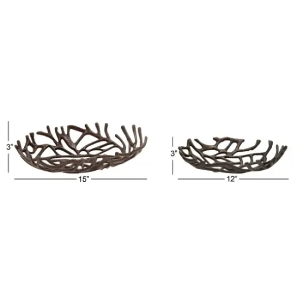 Decorative Trays-Kirkland's Home Cream Moroccan Pattern Tray With Gold Edges White
