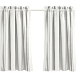 Curtains & Drapes-Kirkland's Home Cream Ogival Sheer Single Curtain Panel, 84 In. Ivory