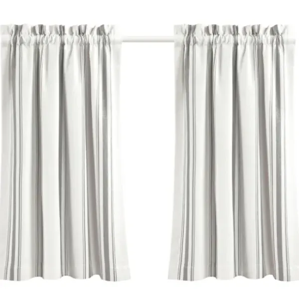 Curtains & Drapes-Kirkland's Home Cream Ogival Sheer Single Curtain Panel, 84 In. Ivory