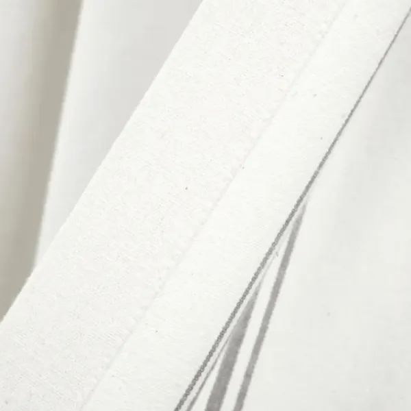 Curtains & Drapes-Kirkland's Home Cream Ogival Sheer Single Curtain Panel, 84 In. Ivory