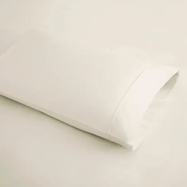 Bed Sheets-Kirkland's Home Cream Rich Cooling Cotton King Sheet Set Ivory
