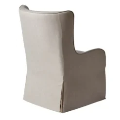 Accent Chairs-Kirkland's Home Cream Slipcovered Accent Chair Ivory