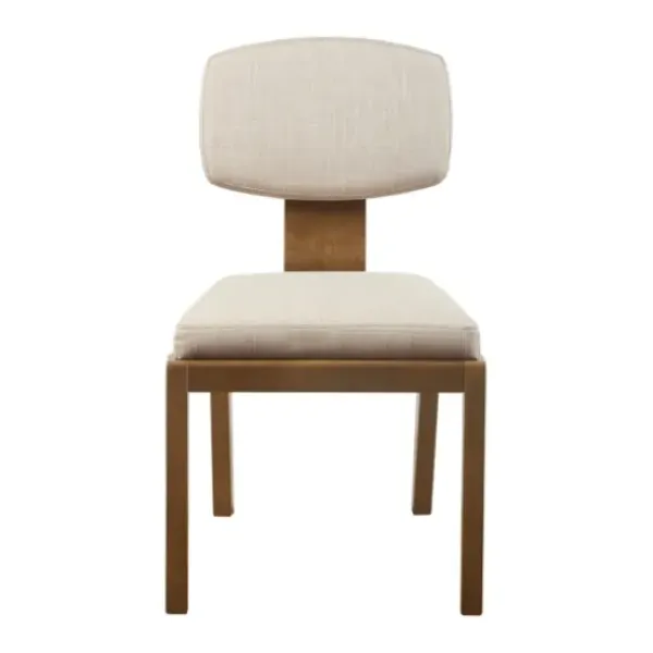 Dining Chairs-Kirkland's Home Cream Square Back Dining Chairs, Set Of 2 Ivory