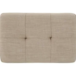 Bar Stools & Counter Height Stools-Kirkland's Home Cream Tufted Upholstered Counter Stools, Set Of 3 Tan