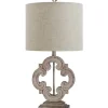 Table Lamps-Kirkland's Home Cream Tuscany Sculptured Base Table Lamp White