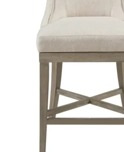 Bar Stools & Counter Height Stools-Kirkland's Home Cream Wingback Swivel Seat Counter Stool