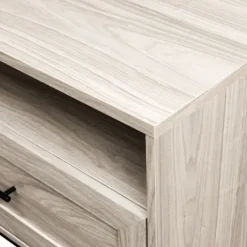 Tv Stands & Media Consoles-Kirkland's Home Cream Wood 2-Drawer Tv S D Tan