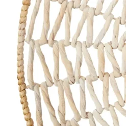 Wall Plaques-Kirkland's Home Cream Woven Dried Plant Wall Sculptures, Set Of 3 Ivory/Tan