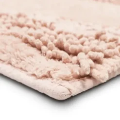 Bathroom Rugs-Kirkland's Home Creme Plush Reversible Cotton Bath Mat, 60 In. Ivory