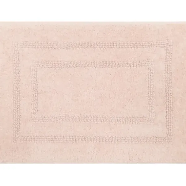 Bathroom Rugs-Kirkland's Home Creme Plush Reversible Cotton Bath Mat, 45 In. Ivory