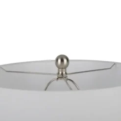 Floor Lamps-Kirkland's Home Crystal Orb Stacked Floor Lamp, 60 In. White
