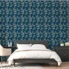 Wall Murals & Wall Decals-Kirkland's Home Curious Blue Floral Peel And Stick Wall Mural Blue/Multi