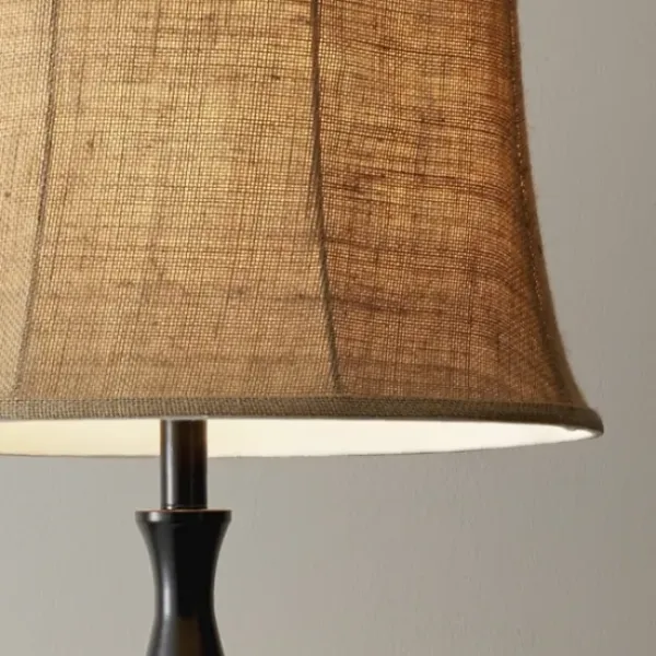 Floor Lamps-Kirkland's Home Curved Emma Floor Lamp Tan