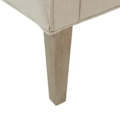 Accent Chairs-Kirkland's Home Curved Wingback Accent Chair Ivory