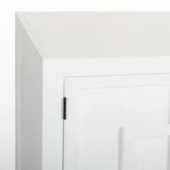 Cabinets & Sideboards-Kirkland's Home Cyra 4-Door Wood Cabinet White