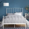 Beds & Headboards-Kirkland's Home Daisy Modern Arch Full Bed Frame White