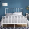 Beds & Headboards-Kirkland's Home Daisy Modern Arch Queen Bed Frame White