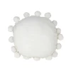 Pillows-Kirkland's Home Daisy Soft Poms Round Throw Pillow White