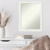 Framed Mirrors-Kirkland's Home Daisy White Modern Decorative Framed Mirror