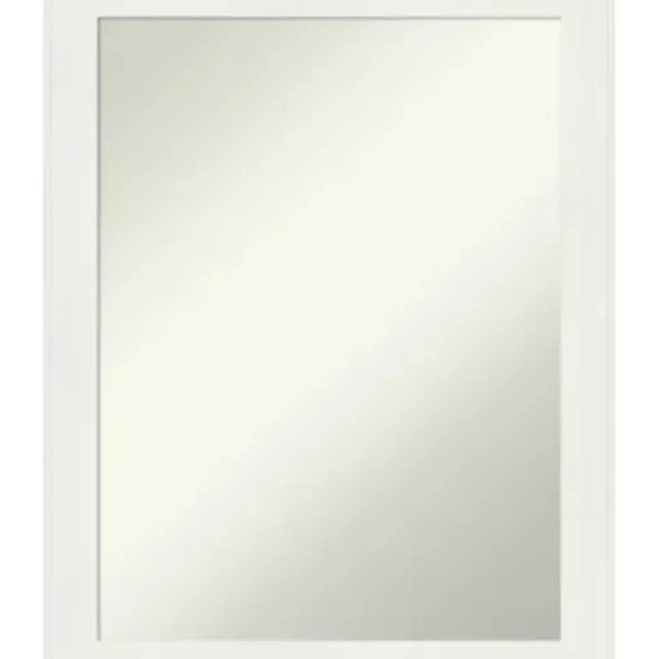 Framed Mirrors-Kirkland's Home Daisy White Modern Decorative Framed Mirror