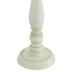 Candle Holders-Kirkland's Home Daisy White Rustic 3-Pc. Candle Holder Set White/Brown