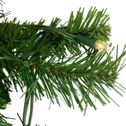 Arrangements & Greenery-Kirkland's Home Dakota Pinecone Clear Led Lit Garland, 108 In. Green