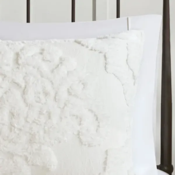 Comforters-Kirkland's Home Damask Full/Queen 3-Pc. Comforter Set White