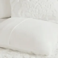 Comforters-Kirkland's Home Damask Full/Queen 3-Pc. Comforter Set White