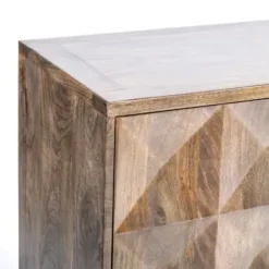 Cabinets & Sideboards-Kirkland's Home Damon Mango Wood Sideboard Brown