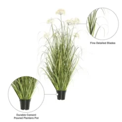 Trees & Topiaries-Kirkland's Home Dandelion Grass Potted Plant