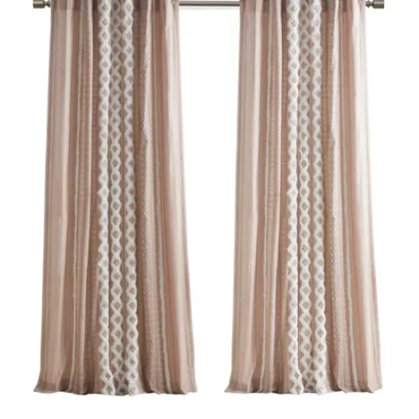Curtains & Drapes-Kirkland's Home Dark Blackout Curtain Panel Set, 108 In. Gray