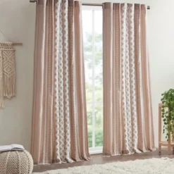 Curtains & Drapes-Kirkland's Home Dark Blackout Curtain Panel Set, 108 In. Gray