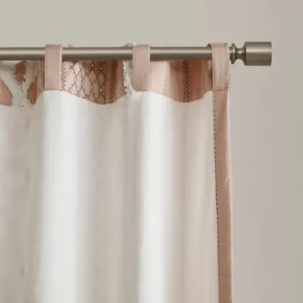 Curtains & Drapes-Kirkland's Home Dark Blackout Curtain Panel Set, 108 In. Gray