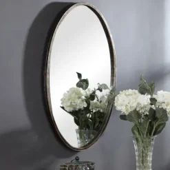 Framed Mirrors-Kirkland's Home Dark Bronze Framed Wall Mirror