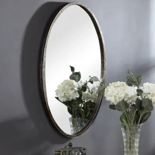 Framed Mirrors-Kirkland's Home Dark Bronze Framed Wall Mirror