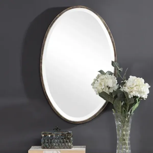 Framed Mirrors-Kirkland's Home Dark Bronze Framed Wall Mirror