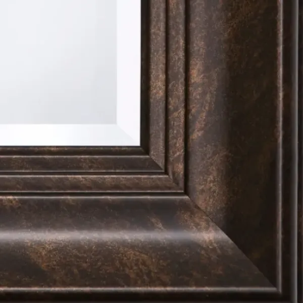 Decorative Mirrors-Kirkland's Home Dark Bronze Rectangular Frame Wall Mirror