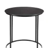 Accent & End Tables-Kirkland's Home Dark Bronze Rounded Metal Accent Table