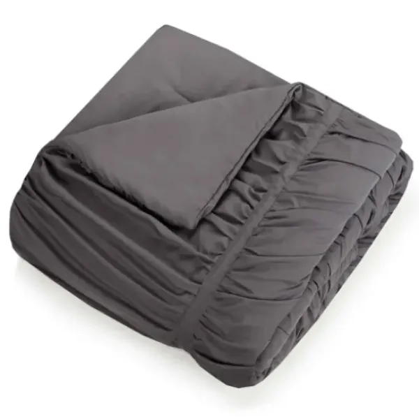 Comforters-Kirkland's Home Dark Emily 2-Pc. Twin/Twin Xl Comforter Set Gray