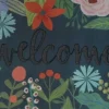 Doormats-Kirkland's Home Dark Floral Welcome Rubber Doormat Multi
