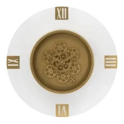 Clocks-Kirkland's Home Dark Gold Exposed Gearwork Wall Clock