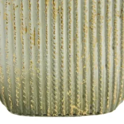 Vases-Kirkland's Home Dark Iridescent Glass Vase, 12 In. Brown