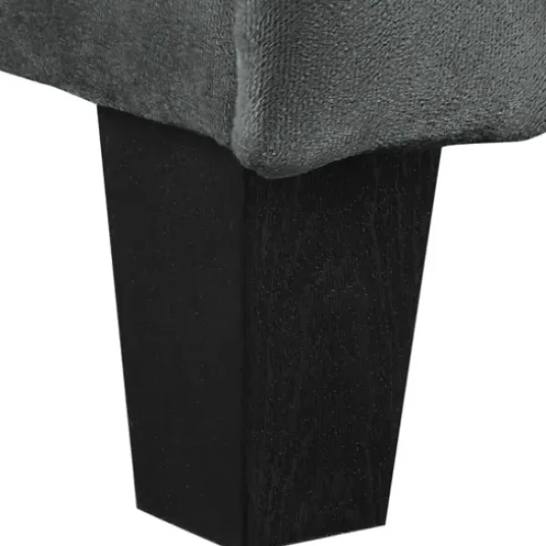 Sofas & Loveseats-Kirkland's Home Dark Kelly Microfiber Rolled Arm Loveseat Gray