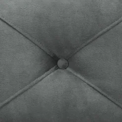 Sofas & Loveseats-Kirkland's Home Dark Kelly Microfiber Rolled Arm Loveseat Gray