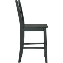 Bar Stools & Counter Height Stools-Kirkland's Home Dark Ladder Counter Stools, Set Of 2 Gray